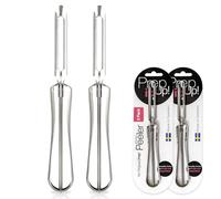 Linden Sweden - Jonas Original Vegetable Peeler - Corrosion-resistant silver potato peeler with ergonomic handle for safety and control, dishwasher safe and compact for easy