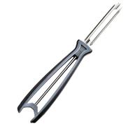 Linden Sweden Soft Grip Handle Peeler, Gray and Black