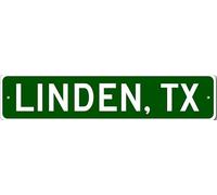 Linden, Texas Metal Wall Decor City Limit Sign
