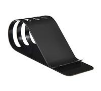 Lindenle Money Clip Spring Steel Cash Clips Large Capacity Minimalist Front Pocket Wallet (Large Size Black)