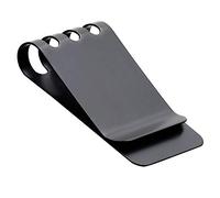 Lindenle Spring Steel Money Clip Large Capacity Minimalist Front Pocket, black, 2.42 * 1.38 * 0.49 inches
