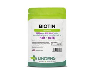 Lindens Biotin 5mg Tablets 360 (3886)