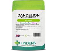 Lindens - Dandelion 250mg - 60 Capsules - UK Made - Water Balance - High Strength Powdered Dandelion Root, Taraxacum Officinale - Traditional Herbal