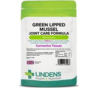 Lindens - Green Lipped Mussel 360 Capsules (90 Pack x4) - with Copper, 1000mg Daily Intake, UK Made - Connective Tissues, Joint Care Formula - Rapid Release - Letterbox Friendly