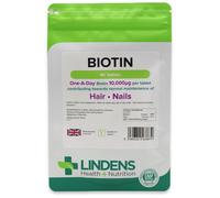 Lindens Health + Nutrition Biotin 10,000μg 90 Tablets