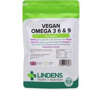 Lindens Health + Nutrition Vegan Omega 3 6 & 9 1000mg 90 Capsules