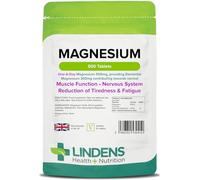 Lindens - Magnesium 500mg - 500 Tablets - UK Made, Reduces Tiredness & Fatigue, Supports Muscle & Nervous System Function - Bones & Teeth Health - Vegan, GMP & Letterbox Friendly
