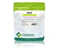 Lindens MSM 1000mg - 360 Vegan Tablets (4 x 90 Pack) 1-A-Day - UK Made - Rich in Sulphur, Joint Support, Tissue, Enzyme, Compound Support | Natural Sulfur | (Methylsulfonylmethane) | 12+ Months Supply