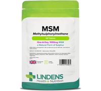 Lindens - MSM 1000mg - 90 Vegan Tablets - 1-A-Day - UK Made - Rich in Sulphur, Joint Support, Tissue, Joint Care | Natural Sulfur