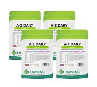 Lindens - Multivitamin A-Z Daily Tablets - 360 Pack (90 x 4) - UK Made - Perfect Vitamin & Mineral Balance of Vitamin A, C, D, E, B1, B2, B3, B6, B12