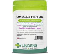 Lindens Omega 3 Fish Oil% DHA/EPA Capsules 360 30 Capsules