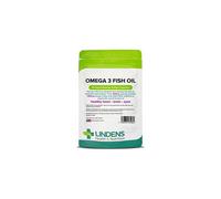Lindens Omega 3 Fish Oil 1000mg Capsules | 90 Pack | 1050mg Omega 3 Fatty acids DHA & EPA per 3 Capsules and Supports Normal Function of Healthy...