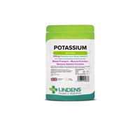 Lindens Potassium 200mg (100 Tablets) supports normal blood pressure - UK Made