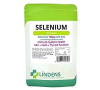 Lindens Selenium 100mcg w/Yeast & Zinc 2-Pack 200 Tablets Powerful Antioxidant