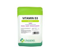 Lindens Vitamin D3 1000IU 120 Capsules LIN5613/1 - High-Quality D3 Supplement for Immune & Bone Support