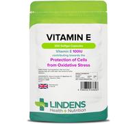 Lindens Vitamin E Oil 100IU - 200 Capsules - UK Made - Skin - Powerful Antioxida
