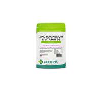 Lindens Zinc Magnesium & Vitamin B6 Tablets | 90 Pack | Contributes Towards Normal Skin, Bones, Muscle Function, Joints, Metabolism, Energy &...