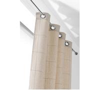 Linder Curtains, blinds JULIETTE CARREAU in Black 135x260 cm