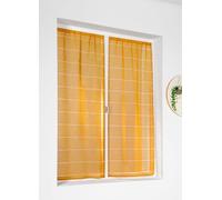 LINDER - Pair of Yellow Polyester String Curtains 55 x 120 cm