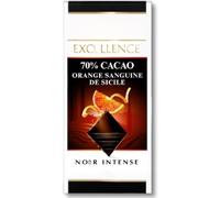 Lindlt Excllence sliced blood Orange Dark Chocolate - 100g Pack of 8