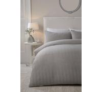 'Lindly' Waffle Duvet Cover Set Serene Silver Double
