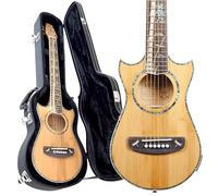 Lindo Bamboo Voyager V2 Electro Acoustic Travel Guitar (Nylon Strings)