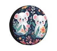 Lindo Koala Cubiertas De Las Ruedas Durable Coche Vehículo Rueda Funda Impermeable Neumático Repuesto Cubierta Para Trailer Travel Camión