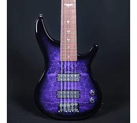 Lindo PDB 5-String Purple Dove Electric Bass Guitar and Hard Case