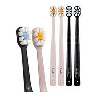 Lindo Polishing Toothbrush - for Sensitive Gums and Teeth, 12000+ Ultra Fine Bristles, Soft and Gentle, Deep Clean, Pack of 4