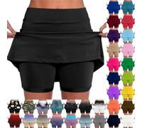 LindoMaker Women's Boxing Shorts & Tennis Skirts - 7 Inch Inseam, Loose Fit, Plus Size 20, Biker Shorts for Girls 6t
