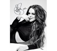 Lindsay Lohan Autographed Signed A4 Photo Print