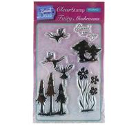 Lindsay Mason Designs LM Fairy Mushrooms Clear Stamp