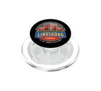 Lindsborg Kansas Little Sweden Swedish Dala Horse Souvenir PopSockets PopGrip for MagSafe