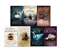 Lindsey Davis Flavia Albia 1-7 Books Collection Set (The Ides Of April, Enemies At Home, Deadly Election, The Graveyard Of The Hesperides, The Third Nero, Pandora's Boy, A Capitol Death [Hardcover])