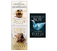 Lindsey Davis Flavia Albia 4-6 Books Collection Set (The Graveyard Of The Hesperides, The Third Nero, Pandora's Boy)