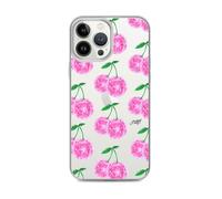 Lindsey Kay Collective Disco Balls Design iPhone Case - Pink Disco Ball Cherries, iPhone 13 Pro | Slim, Wireless Charging Compatible, Lightweight