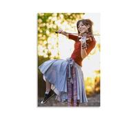 Lindsey Stirling 1Singer Music Posters Album Cover Posters Decorative Paintings Canvas Wall Posters And Art Picture Prints Modern Home Bedroom Decoration Posters08x12inch(20x30cm)Unframe-style