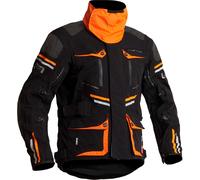 Lindstrands Sunne, textile jacket waterproof 64 Black/Orange