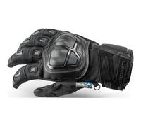 LINDSTRANDS SVEG Motorcycle Gloves Black CE All Weather Leather Waterproof Touch, 5