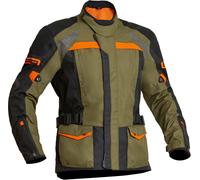 Lindstrands Transtrand, textile jacket waterproof 50 Dark Green/Orange/Black