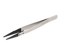 Lindström Tweezers ESD Flat Round Tips 130mm 1 piece