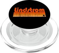 Lindstrom, Minnesota Retro 80s Style PopSockets PopGrip for MagSafe