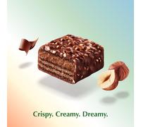 Lindt Choco Wafer Milk Chocolate Hazelnut Box 135g Contains 9 Milk