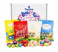 Lindt Chocolate Easter Mini Eggs Hamper - Assortment of 3 x 80g & 1x 90g Irresistibly Smooth Milk & White Chocolate Eggs Bulk Buy. Great for Easter Gifts, Egg Hunt for Kids, Easter Cakes