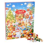 Lindt Chocolates Kids Advent Calendar 2025 - Teddy Winter Wonderland Milk & White Chocolate Advent Calendar 170g with Christmas Tree Decoration. Christmas Gifts for Kids