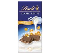 Lindt Classic Recipe Caramel Sea salt 100g (Pack of 9)