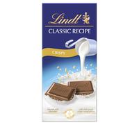 Lindt Classic Recipe Crispy 100g Pack of 8