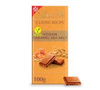 Lindt CLASSIC RECIPE Salted Caramel Vegan Chocolate Bar, 100g - Smooth Vegan Salted Caramel Chocolate