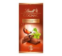Lindt Cognac Liqueur Chocolate Bar 100 g (Pack of 4)