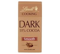 Lindt Cooking Chocolate Bar 51% - 200g Dark Baking Chocolate - Premium Swiss Cooking Chocolate